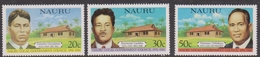 Nauru SG 235-237 1981 30th Anniversary Nauru Local Government, Mint Never Hinged - Nauru