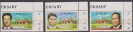 Nauru SG 235-237 1981 30th Anniversary Nauru Local Government, Used - Nauru