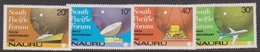 Nauru SG 252-255 1981 10th Anniversary Of South Pacific Forum, Mint Never Hinged - Nauru