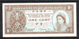 619-Hong-Kong Billet De 1c 1971-1981 Neuf - Hong Kong