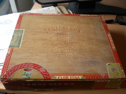 Old Wooden Box Tabacalera 25 Coronas Larges Especiales  Flor Fina  Big Box - Empty Tobacco Boxes