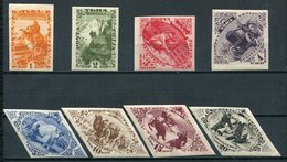 1935-TOUVA-DEFINITIVES-ANIMALS-IMPERF. 8  VAL. M.L.H. LUXE !! - Touva