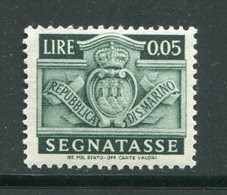 SAINT-MARIN- Taxe Y&T N°63- Neuf Sans Charnière ** - Segnatasse