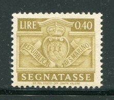 SAINT-MARIN- Taxe Y&T N°69- Neuf Sans Charnière ** - Segnatasse