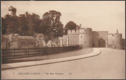 The New Entrance, Arundel Castle, Sussex, C.1910 - Lévy Postcard LL7 - Arundel