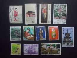 Lot 12 Timbres JAPON (8) - Verzamelingen & Reeksen
