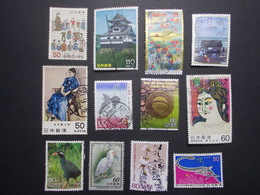 Lot 12 Timbres JAPON (9) - Verzamelingen & Reeksen