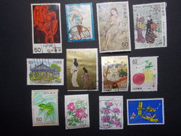 Lot 12 Timbres JAPON (10) - Colecciones & Series