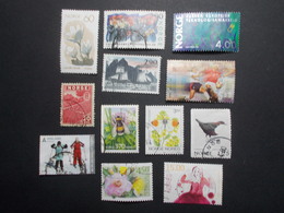 Lot 12 Timbres NORVEGE (12) - Verzamelingen