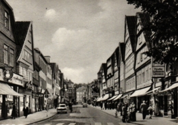 Detmold, Langestrasse, Geschäfte, 1960 - Detmold