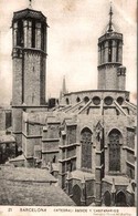 BARCELONA  CATEDRAL ABSIDE Y CAMPANARIOS - Guadalajara