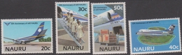 Nauru SG 318-321 1985 15th Anniversary Of Air Nauru, Mint Never Hinged - Nauru