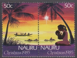 Nauru SG 326-327 1985 Christmas, Mint Never Hinged - Nauru