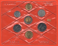 Italia 5 10 20 50 100 200 500 Lire 1985 Serie Monete Emissione Privata FDC - Jahressets & Polierte Platten