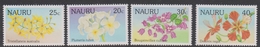 Nauru SG 340-343 1986 Flowers, Mint Never Hinged - Nauru