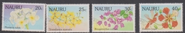 Nauru SG 340-343 1986 Flowers, Used - Nauru