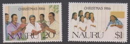 Nauru SG 344-345 1986 Christmas, Mint Never Hinged - Nauru