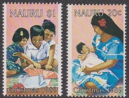 Nauru SG 377-378 1989 Christmas, Mint Never Hinged - Nauru