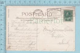 Carte Postale CPA - Christmas- Used Voyagé En 1924 + CND Stamp, Flame Help The King Edward Memorial Fund - Covers & Documents