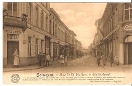 SOTTEGEM STATIESTRAAT RUE DE LA STATION   EDIT DESAIX 1918 Geschreven In Het Frans 375/d4 - Zottegem