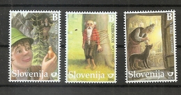 SLOVENIA 2004, CHILDREN STAMPS,KEKEC MI 459-461,,MNH - Slovenië