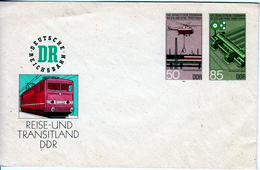 GERMANY  DEMOCRATIC REPUBLIC  UNUSED POSAL STATIONARY COVER    DEUTSCHE REICHSBAHN    TRAIN - Enveloppes - Neuves