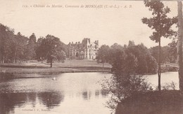 37. MONNAIE. CPA . CHÂTEAU  DU MORTIER. - Monnaie