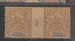 Sénégal _  (1893) 30c Millésimes N°16 (neuf ) - Other & Unclassified