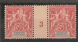 Sénégal _  (1893) 50c Millésimes N°18 (neuf ) - Other & Unclassified