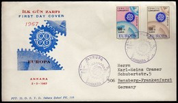 Turkey Ankara 1967 / Europa CEPT / FDC - 1967