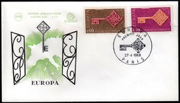 France Paris 1968 / Europa CEPT / Key / FDC - 1968