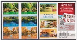 ISRAEL 2015 RIVER ZIN TANINIM KZIV BOOKLET LYNX DEER EAGLE BOOKLET - Booklets