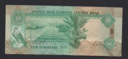 Banconota Emirati Arabi  10 Dirhams Circolata - Verenigde Arabische Emiraten