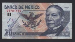 Banconota Messico - 20 Pesos 1998, Circolata - México