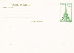 France Cartes Postales Repiquages (avant 1995) Tour Eiffel - Overprinter Postcards (before 1995)