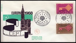 France Strasbourg 1968 / Council Of Europe / Conseil De L'Europe / Europa CEPT / FDC - 1968