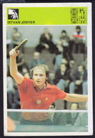 ISTVAN JONYER - TABLE TENNIS PING PONG CARD 1981 (see Sales Conditions) - Tennis De Table