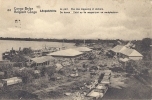 Congo Belge - Léopoldville - Le Port. Vue Des Magasins Et Ateliers - 10 C Surchargé 15 - Stamped Stationery