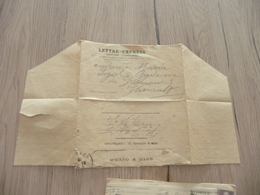 Lettre France Express En Franchise Militaire 1916 - Cartas & Documentos