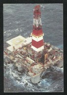 Kuwait Picture Postcard A Semi Submersible Drilling Unit North Sea View Card - Kuwait