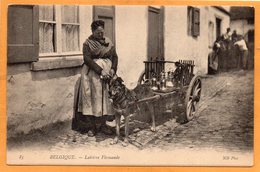 Belgium Laitiers Flamands 1900 Postcard - Artigianato