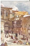 CPA - Raphael Tuck - Série Oilette - Jerusalem - The Forecourt Of The Church Of The Holy Seputchre N° 7308 - Tuck, Raphael