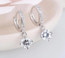 A60122 - Orecchini  Da Donna  925 Argento Sterling - Earrings