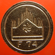 KB143-3 - F 74 FAEMA - DEAC Ned. BV Maasland - WM/S 22.0mm - Koffie Machine Penning - Coffee Machine Token - Profesionales/De Sociedad