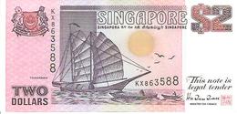 Singapore  P-28  2 Dollars  1992 - Singapour