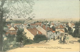 60 - Mantataire - Panorama Pris De La Rue De L' Eglise - Montataire
