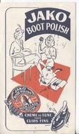 BUVARD - JAKO BOOT POLISH - Illustration (ayant Servi En L'état) - Produits Ménagers