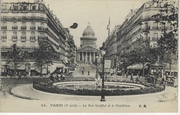 CPA 75 ( Paris ) - PARIS  5eme   -   La Rue Soufflot Et Le Pantheon - Arrondissement: 05