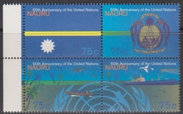 Nauru SG 430-433 1995 50th Anniversary Of United Nations, Mint Never Hinged - Nauru
