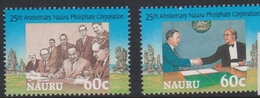Nauru SG 435-436 1995 50th Anniversary Posphate Corporation, Mint Never Hinged - Nauru